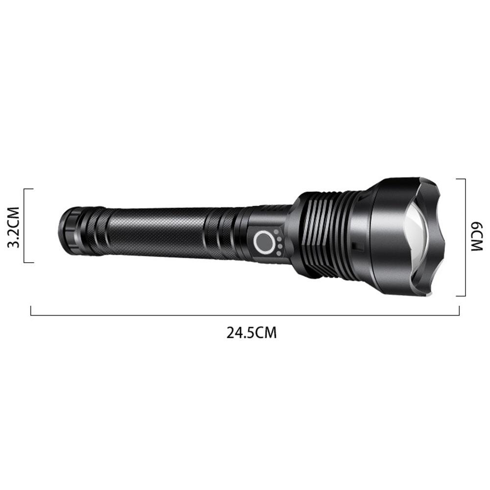 Outdoor Mini Flashlight Chargable Telescopic Zoom Flashlight For Working