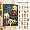 2026 Dolly Parton 24-Tage Countdown Weihnachts-Adventskalender Blind Box, Weihnachtsbaumschmuck, Feiertags-Überraschungs-Geschenkset