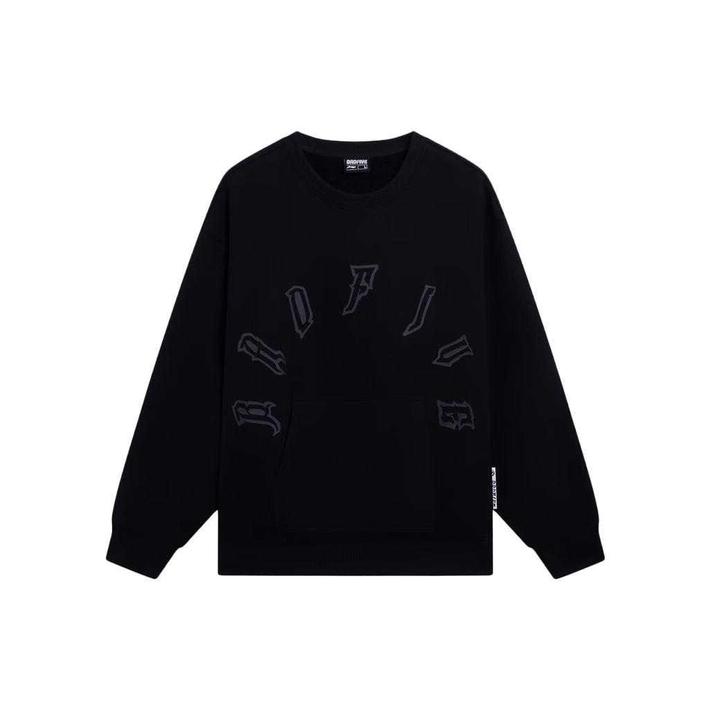 Li Ning Badfive Sweatshirt Unisex Black AWDT095-2 M