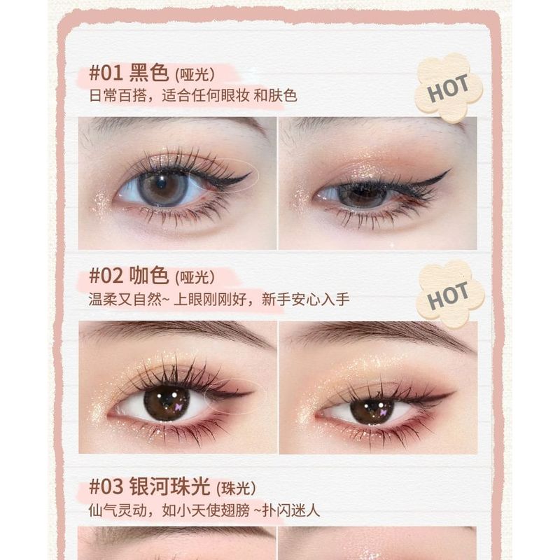 WODWOD - Ultra-Slim Matte / Shimmer Liquid Eyeliner - 5 Types