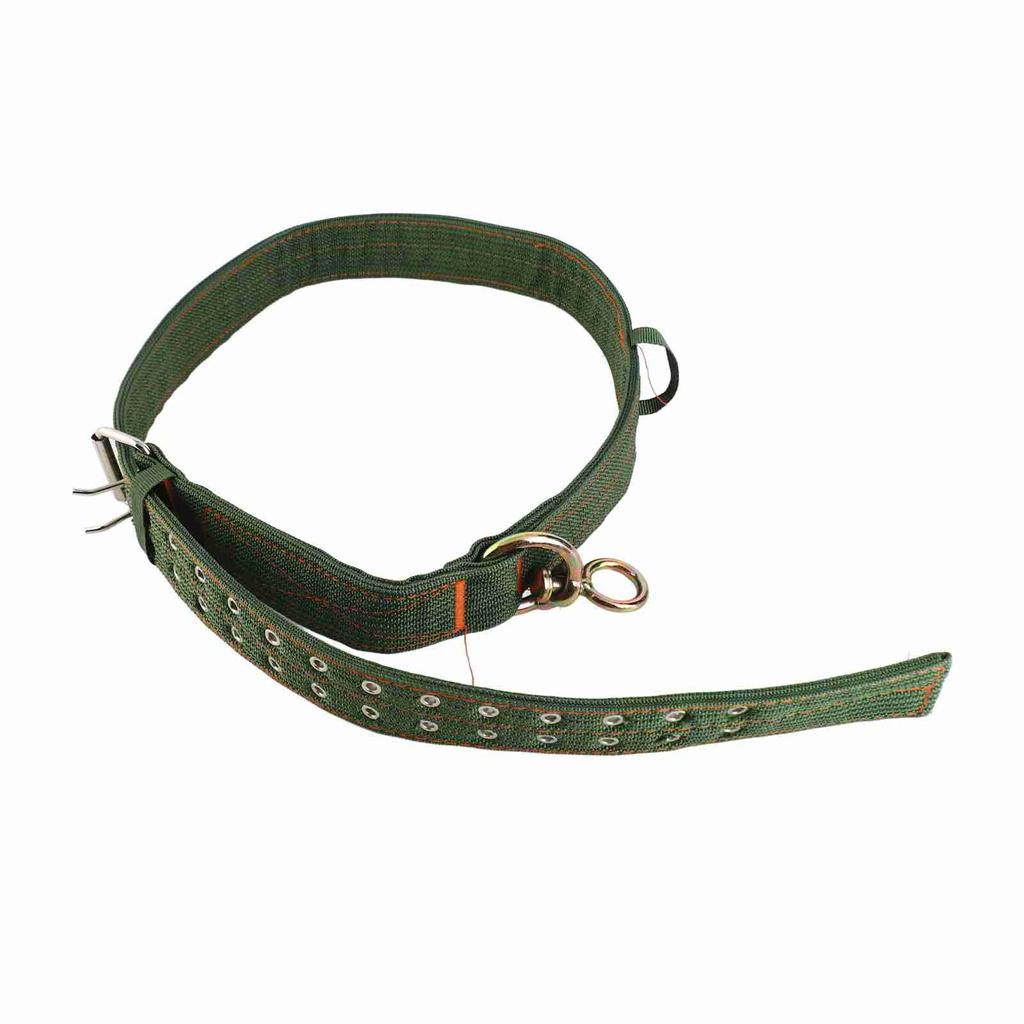 Cow Collar Adjustable 4 Layer Canvas Calf Collar with 2 Rows Metal Buckle for Horse Sheep Cattle