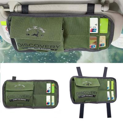 Universal, Ανθεκτικό, Multi-Pocket Auto Sun Visor Organizer Θήκη αποθήκευσης για θήκη