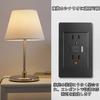 Flush-mounted and surface-mounted outlet, 2 ports, USB & Type-C, wall-mounted outlet plate, multiple protection, simple design, USB socket, 5V