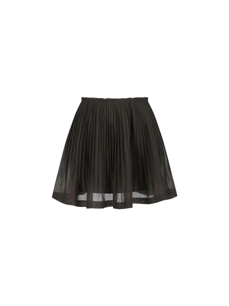 3-Day Korean Spring/Summer Solid Pleated Skirt & Slim-Fit Shirt for Women