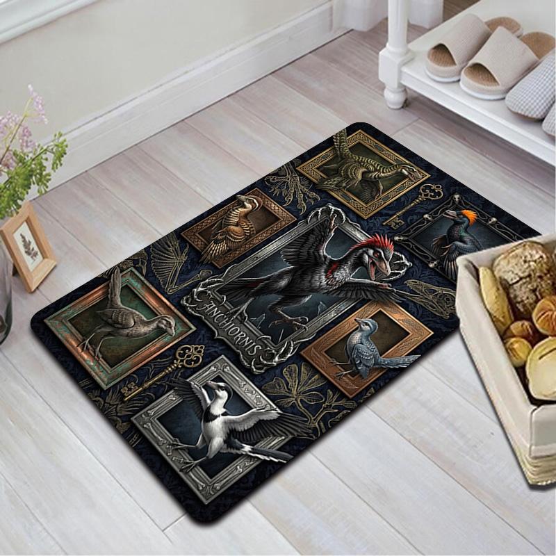 Ancient Creatures Pattern Rug Floor Mat for Living Room or Bedroom Soft and Comfortable Carpet a Gift for Birthday and Holiday.