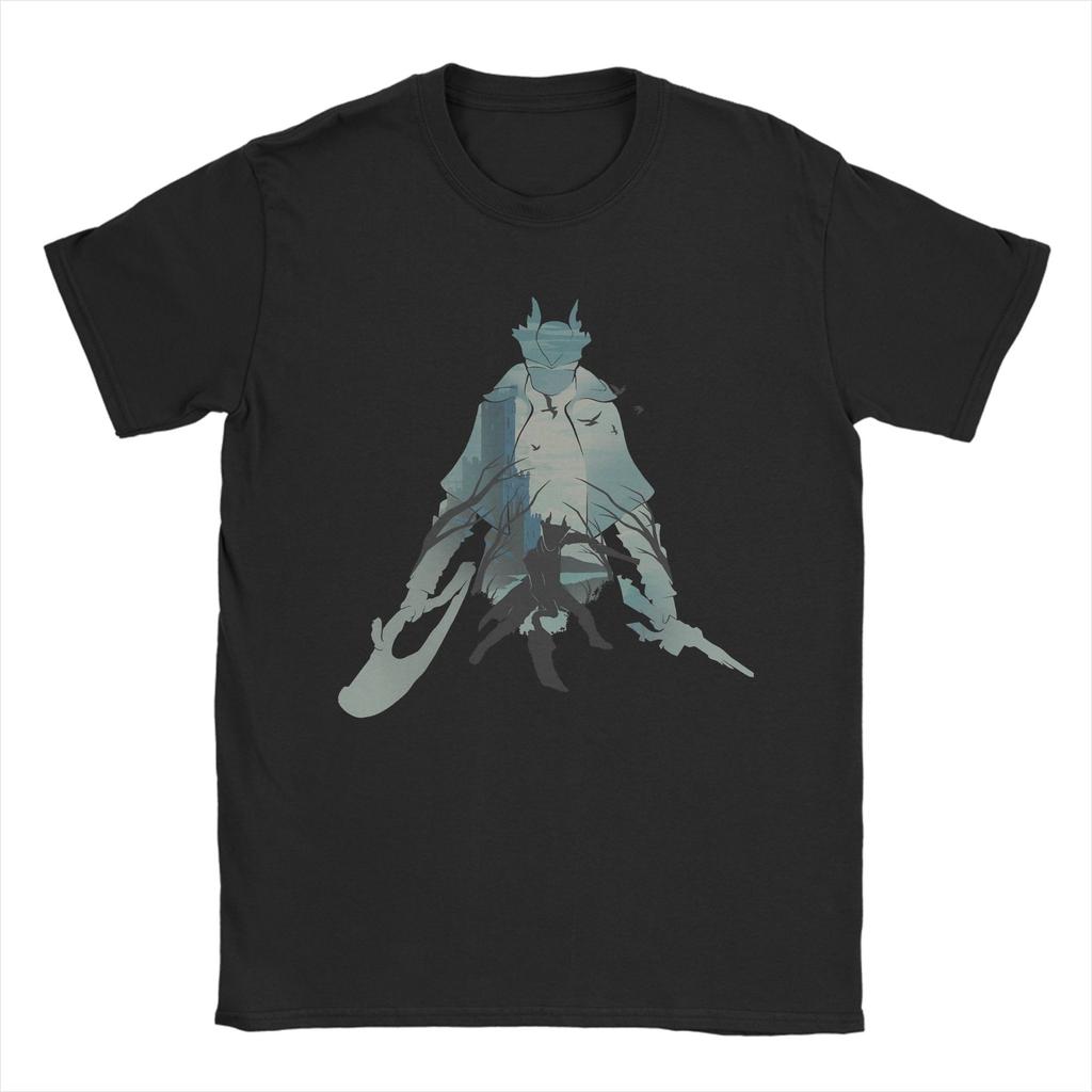 Unisex s Bloodbornes Dark Souls T Shirts Pure Cotton Clothing Vintage Short Sleeve Crewneck Tees Summer TShirt