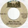7-tums Skiva MIKEY SPICE SHABBA RANKS Pray For You RANK01 Ranks US Reggae Ska Dub Begagnad