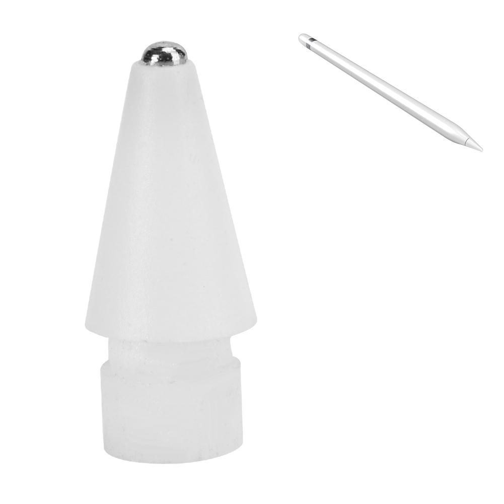 Spare Nib Tip Touch Screen Fine Point Stylus Fit for iPad Pencil 1st 2nd Generation Tablet PenWhite