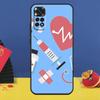 Medical Medicine Nurse Pattern Phone Case For Xiaomi Redmi Note 14 Pro 12 11 9 10 13 15 Pro Plus 10C 12C 13C 14C 15C Cover