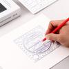 Drawing Template Springhall Angle Multifunctional Drawing Ruler Circle Maker Drawing Ruler