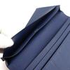 Great HERMES Bifold Wallet MC2 Fleming Bifold Wallet Purse Navy Epsom Leather Used