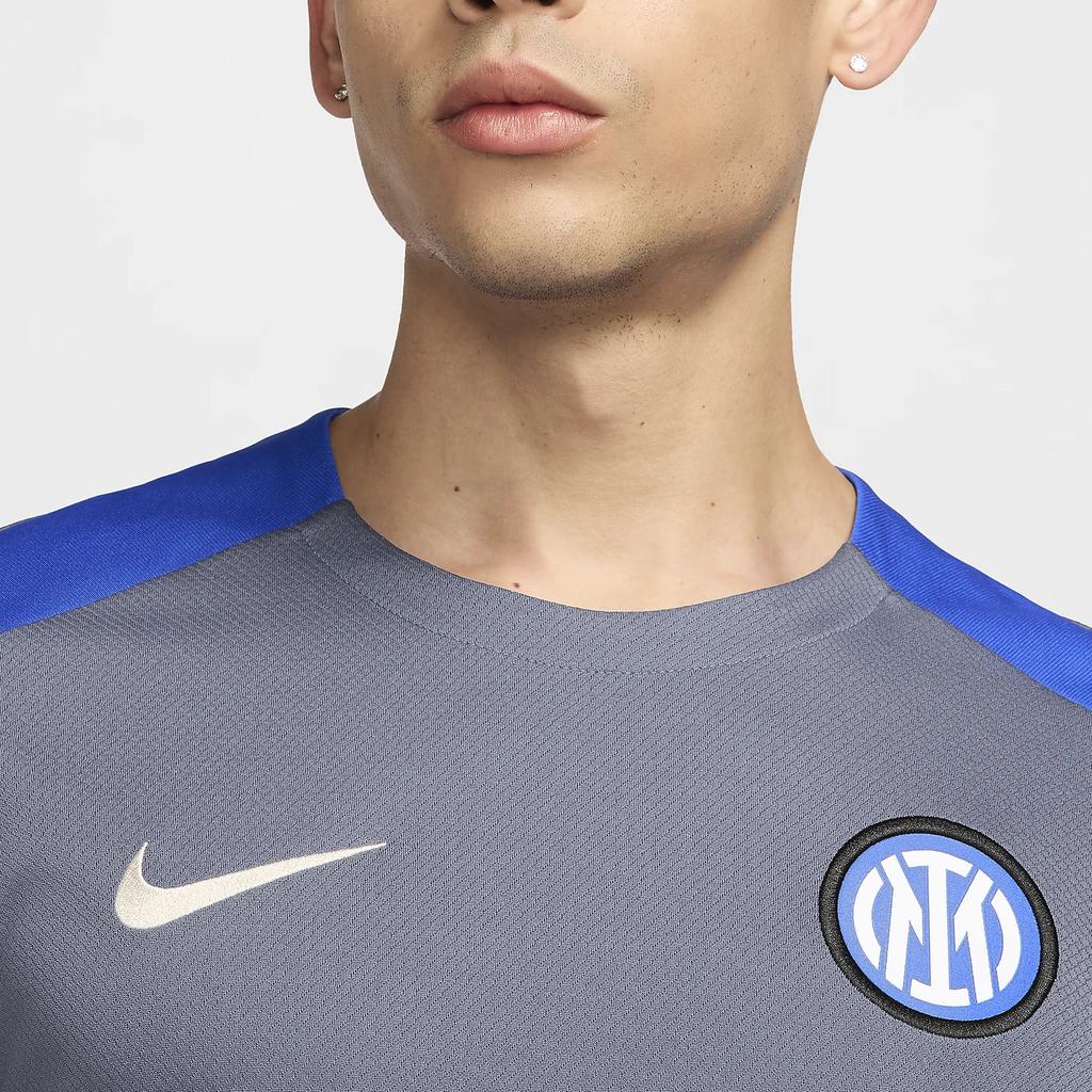 New Nike Inter Milan Strike Men's Nike Dri FIT Soccer Short Sleeve Top FN9817-491