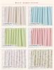 cafe curtain in pastel 135cm wide x 90cm long Water-repellent, light-blocking green,