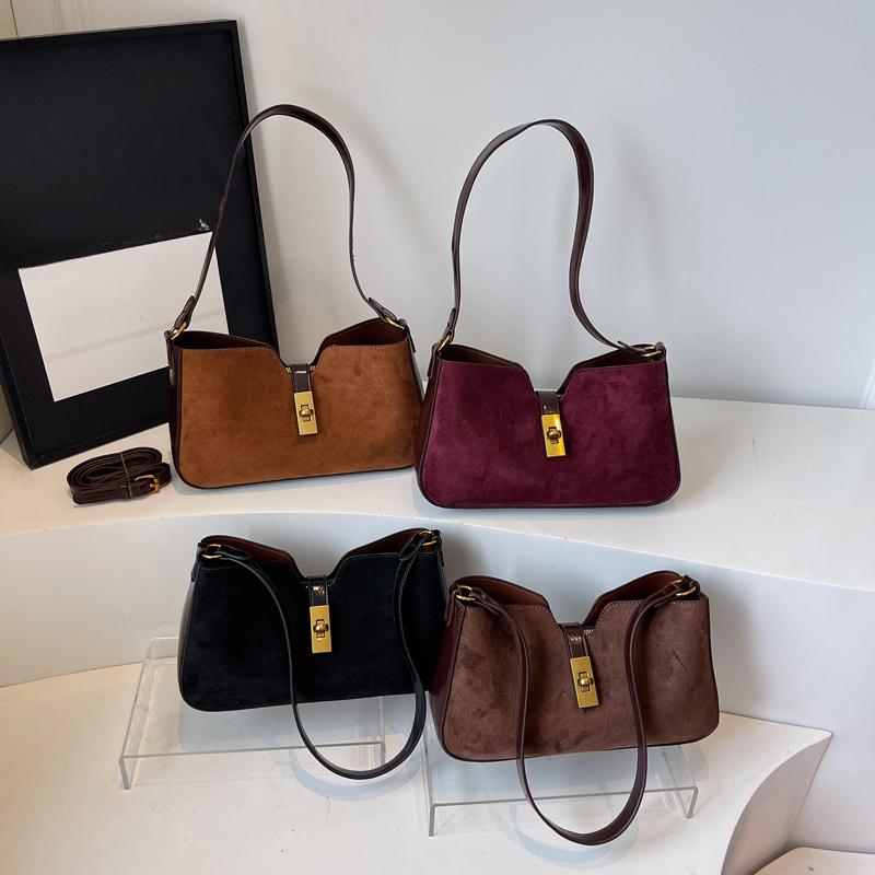 High Quality PU Leather Handbag Purse Women'S Bag Solid Color Shoulder Crossbody Bags Lady Messenger Small Tote For Women Girls Clutch Purse