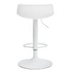ADJUSTABLE BAR STOOL Bar One white MATT
