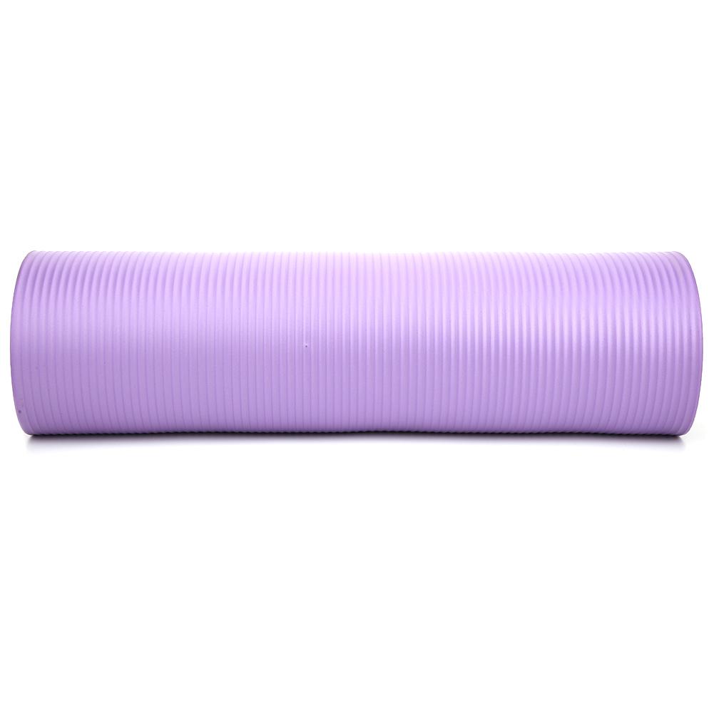 Lengthen NBR Pad Widened Non-Slip Mat Multifunction Fitness Exercise Cushion 183 X 61 X 1cm(Purple )