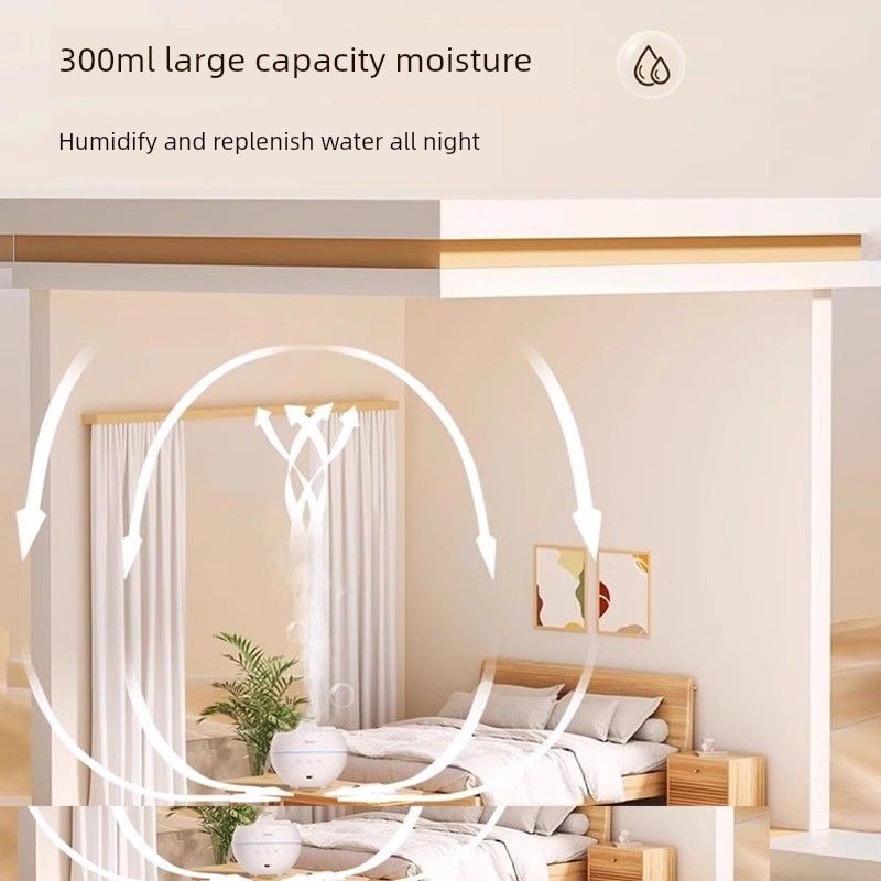 Midea Humidifier For Home Silent Bedroom Pregnant Mom and Baby Desktop Air Purifier Humidification Integrated 2025 New Arrival