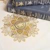 Vintage Oil-proof Round Tablecloth Anti-scalding Tea Tablecloth Round Tablecloth for Living Room Table