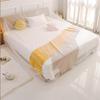 5Pcs Transparent Disposable Bed Dust Cover Waterproof Furniture Protector for Home Renovation Moving Storage