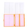 Laboratory Supplies Material Teaching 4 Colors Plastic Rectangle Hold 100 Microslide Slide Microscope Box