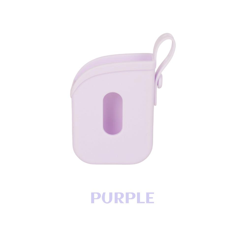 

С регулируемым шнурком Чехол для спрея-антисептика для рук Силиконовый защитный чехол для путешествий и занятий спортом фиолетовый