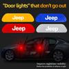 4PCS Reflective Car Door Sticker Safety Warning Reflector Mark For Grand Cherokee Wrangler JK Gladiator Compass Renegade Pa