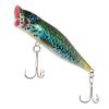 4PCS ABS Surface Popper Bait with Double Hooks Floating Wobbler Bait  Trout Fishing