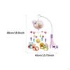 Baby Musical Crib Mobile Cute Bed Bell Carousel for 0-12 Months Newborn Cots