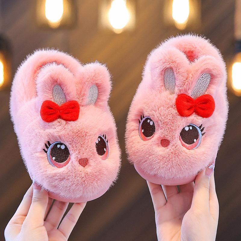 Children's Cotton Shoes, Girls' Cartoon Shoes, Baby Slippers