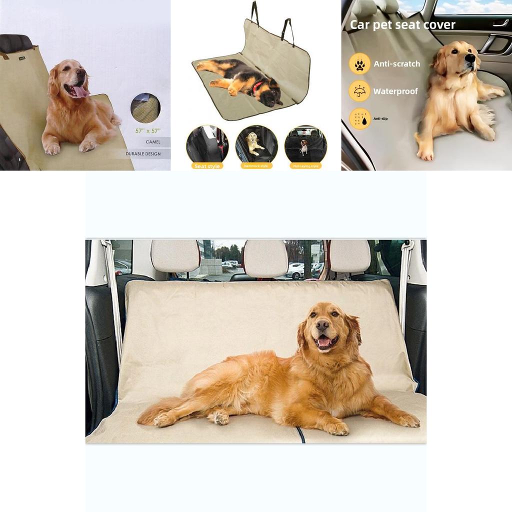 Pet Travel Seat Mat Waterproof Foldable Washable Car Seat Cover For Dogs