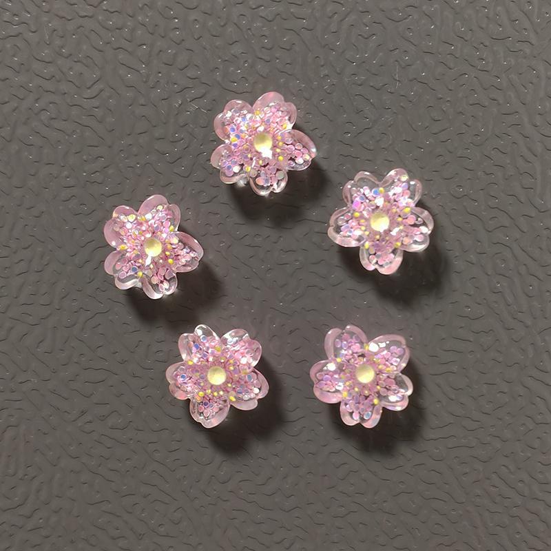 

5 шт. розового цвета с изображением цветущей сакуры, магниты на холодильник, домашний декор, художественные аксессуары, магнитная доска для холодильника, наклейка для заметок