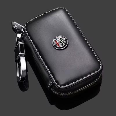 Fashion For Genuine Leather Key Wallet Car Key Bag Shell Keychain Multi Function Key Case Cover Auto Accessories