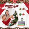 Christmas Snowflake Pendants, Fun Diy Snowflake Decorations For Children's Gifts, Filled With Festive Atmosphere(5ml)