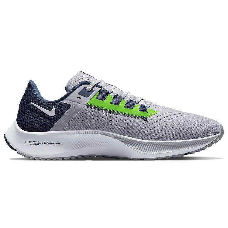 NFL X Nike Air Zoom Pegasus 38 Seattle Seahawks Men Sneakers Grey Wolf-Grey College-Navy DJ0854-001