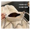 IELGY French premium hand carry women's bag 100 summer silver shoulder messenger bag