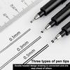 Double-Line Gel Pen 0.1Mm/0.3Mm/0.5Mm, Essential For Architectural Design Exams, Note-Taking, And Painting