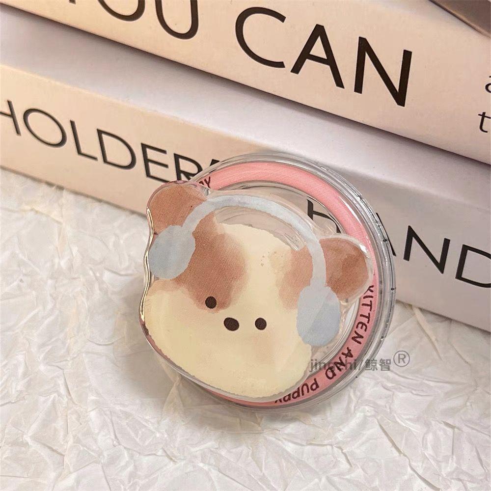 Cute Bread Toast MagSafe Magnetic Phone Holder, Retractable and Portable Desktop Stand