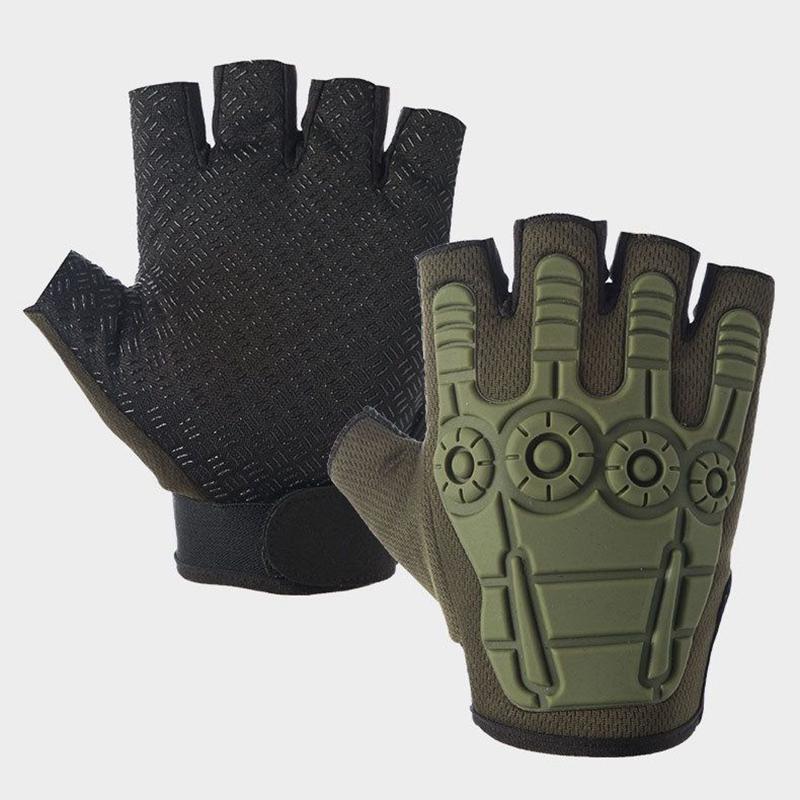 Half-finger Reel Special Forces Outdoor Non-slip Sport Riding Gloves Men Fishing Shooting Hunting Guantes Mitten