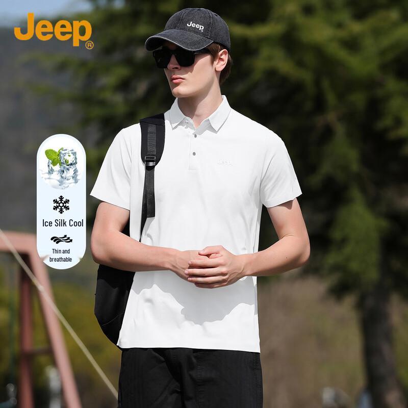 Jeep Men s Summer Thin Polo Shirt 4XL