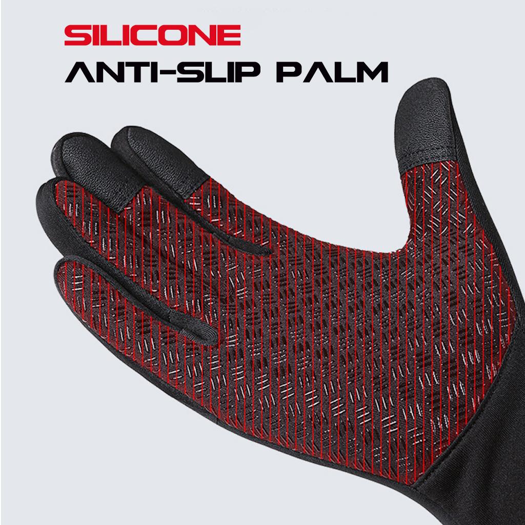 Winter Bicycle Gloves Bicycle Warm Touchscreen Full Finger Glove Water Repellent Outdoor Activity Bike Skiing Motorcycle Riding