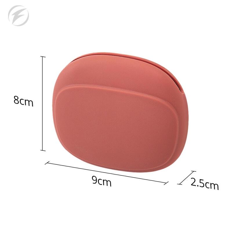 

HdoorLink ящик для хранения наушников портативный чехол для кабеля передачи данных U-диск органайзер кошелек для монет чехол сумка для дома коробка для хранения в путешествиях силиконовая сумка для хранения розовый