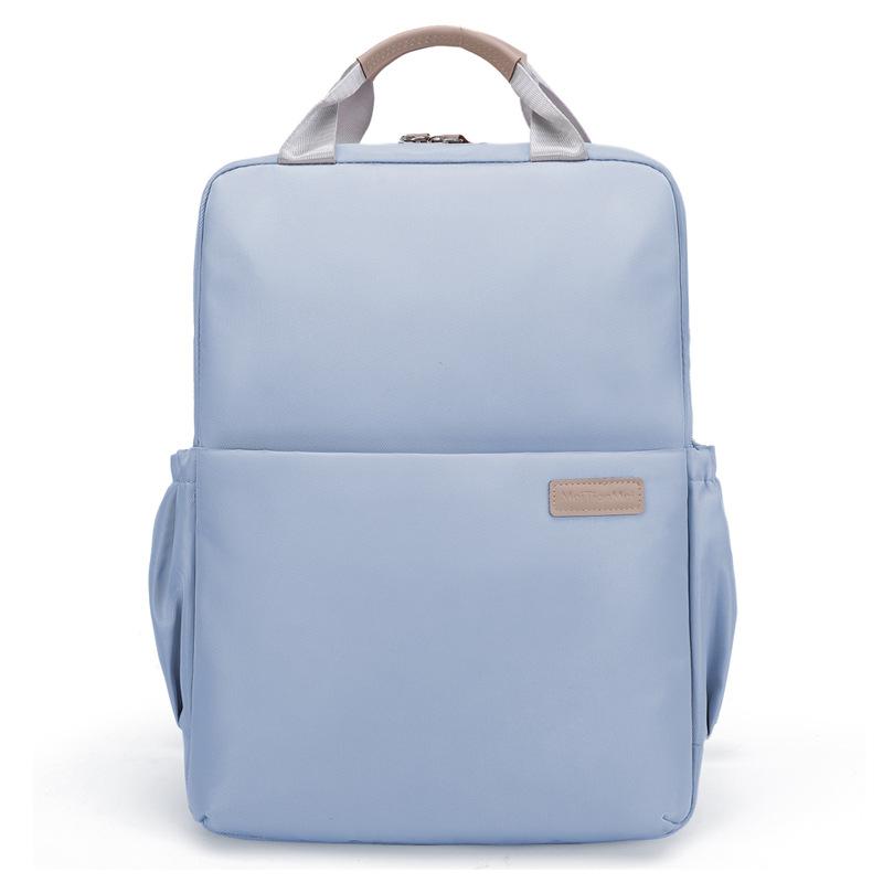 Simple backpack, fashionable shockproof computer bag, fresh high school student schoolbag, women's casual and lightweight backpack.