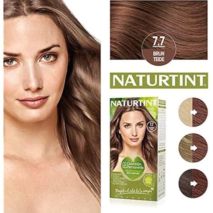 Naturtint 7.7 Teide Brown | Permanent Hair Color | 100% Gray Coverage | Natural and Long-Lasting Color