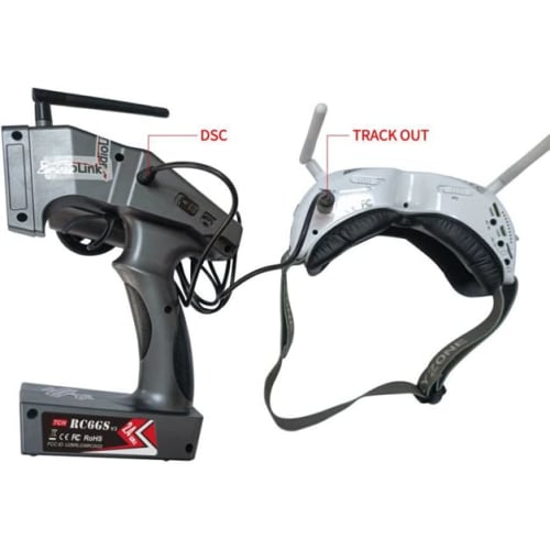 RadioLink Official Product: Radio Control System (RC4GS V3) with Telemetry, 2.4GHz RC System, 5-Channel, and Built-in Gyro Receiver (R6FG). Suitable f