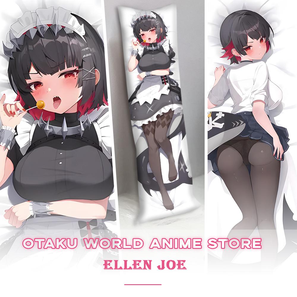 Cartoon Character Ellen Joe Dakimakura Pillowcase Hugging Fullbody Cosplay Props Double-Sided Print Custom Pillow Cushion Covers