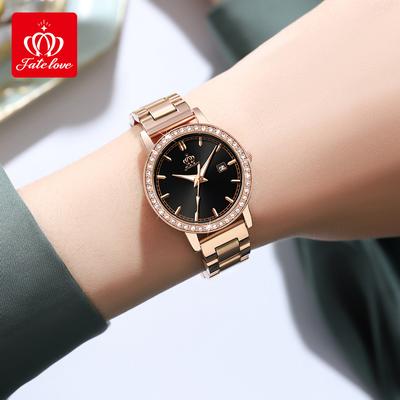 Reloj Luminoso Impermeable para Mujer Estilo Ultra Fino de Cuarzo