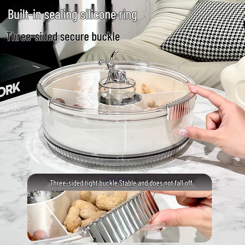 Light Luxury Sealed Fruit & Snack Plate