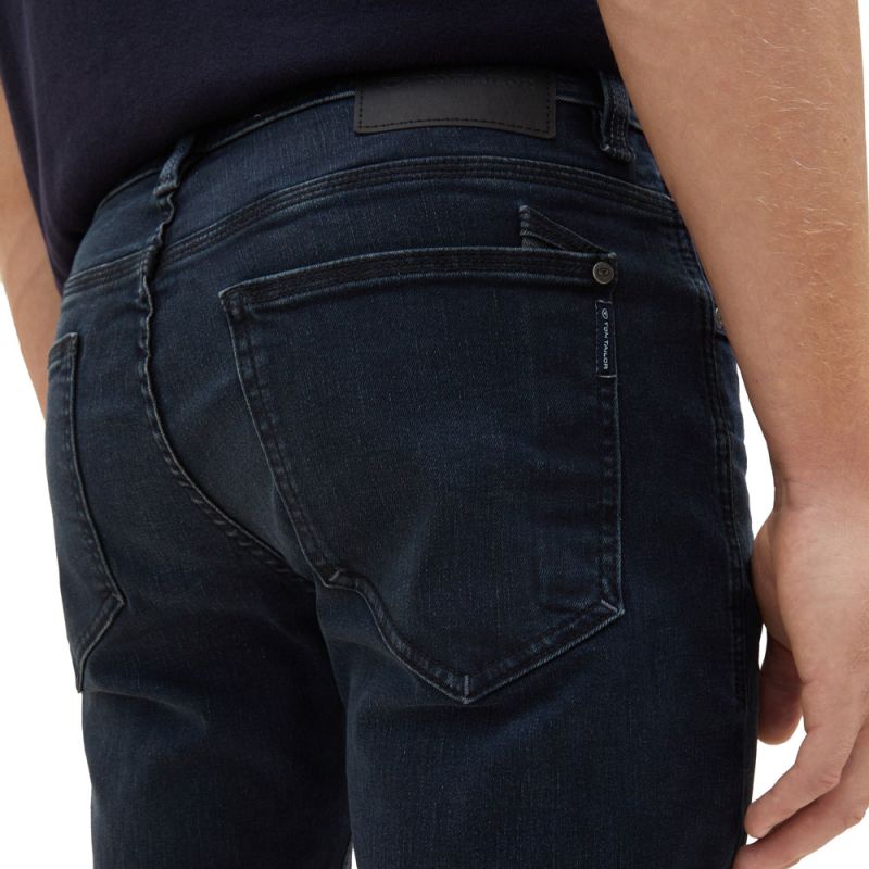Jean slim dark blue denim Homme TOM TAILOR