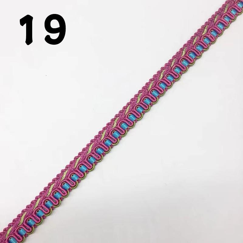 15 Meter Quastenfransen-Spitze im europäischen Stil Besatzkante Band für DIY Nähen Bekleidung Vorhang Sofa Kissen Polsterhandwerk Dekor