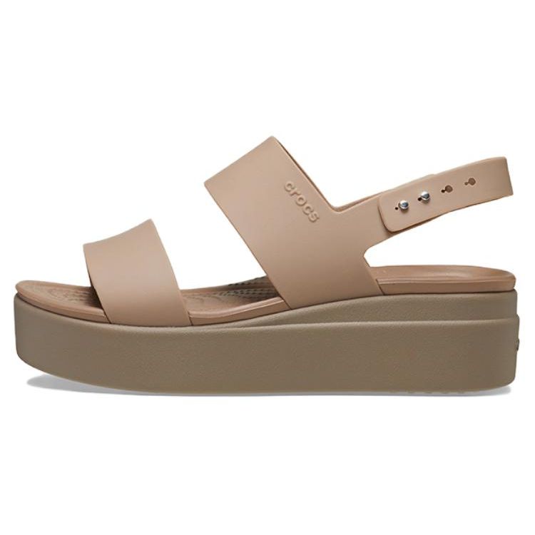 Crocs Fashion One Strap Sandals Women Sandals Light-Khaki 206453-2EL